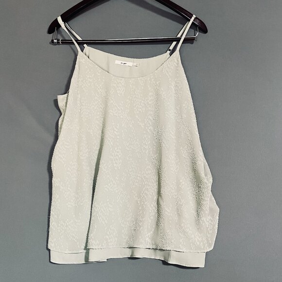 Mi Ami Franchesca’s Textured Green Cami Women’s Large - Picture 1 of 5